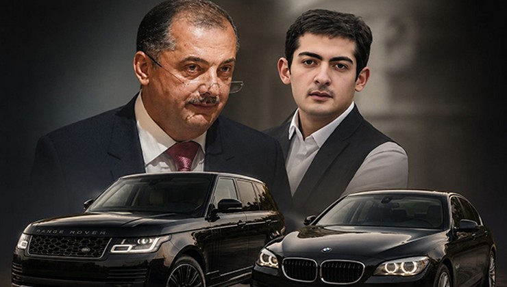 Sabiqş icra başçısının ailəsinin maşınları 