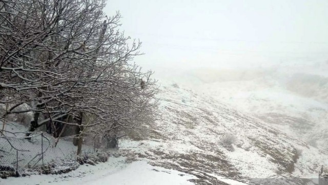 Bəzi rayonlara qar YAĞDI