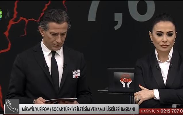 “SOCAR Türkiyə” canlı yayımda 3,5 milyon TL yardım etdi - Video