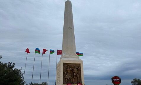 Çanaqqalada Azərbaycan şəhidləri abidəsi - Foto
