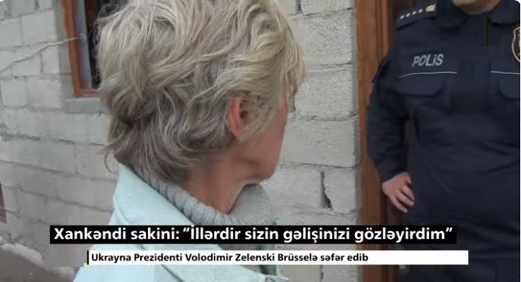 Xankəndidə qalan 43 yaşlı Liliyanın Azərbaycan polisi ilə söhbəti: "İllərdir, sizin gəlişinizi gözləyirdim..." - VİDEO