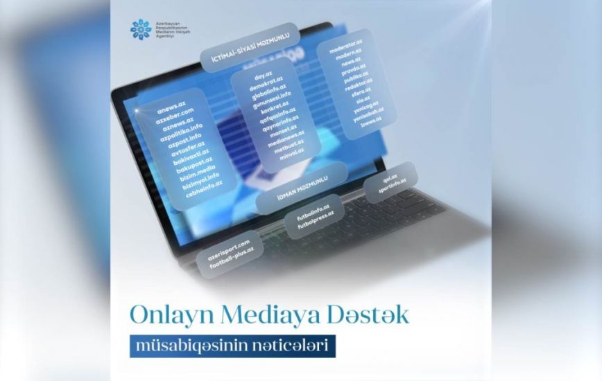 Çap və onlayn media ilə bağlı müsabiqənin nəticələri açıqlandı - SİYAHI