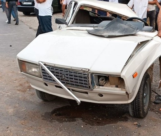 Biləsuvarda yol qəzası oldu, xəsarət alan var