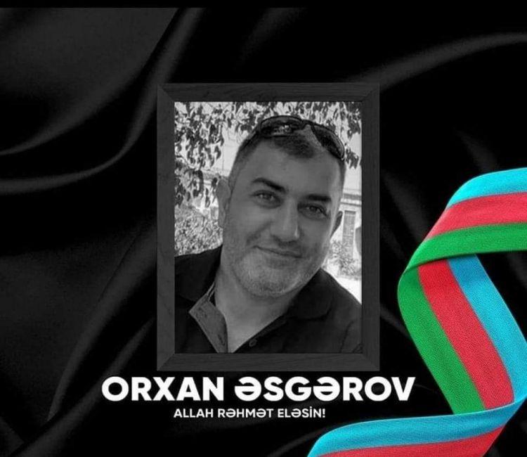 Şəhid Orxan Əsgərovla vida mərasimi keçirilir 