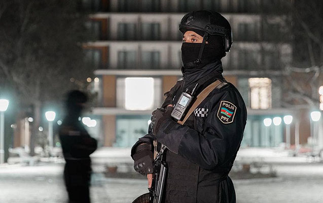 Bakıda polis postları quraşdırılıb