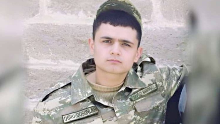 Vəfat edən əsgərin FOTOSU